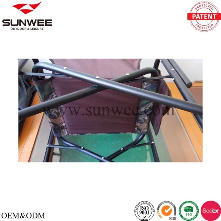 Steel folding director chair